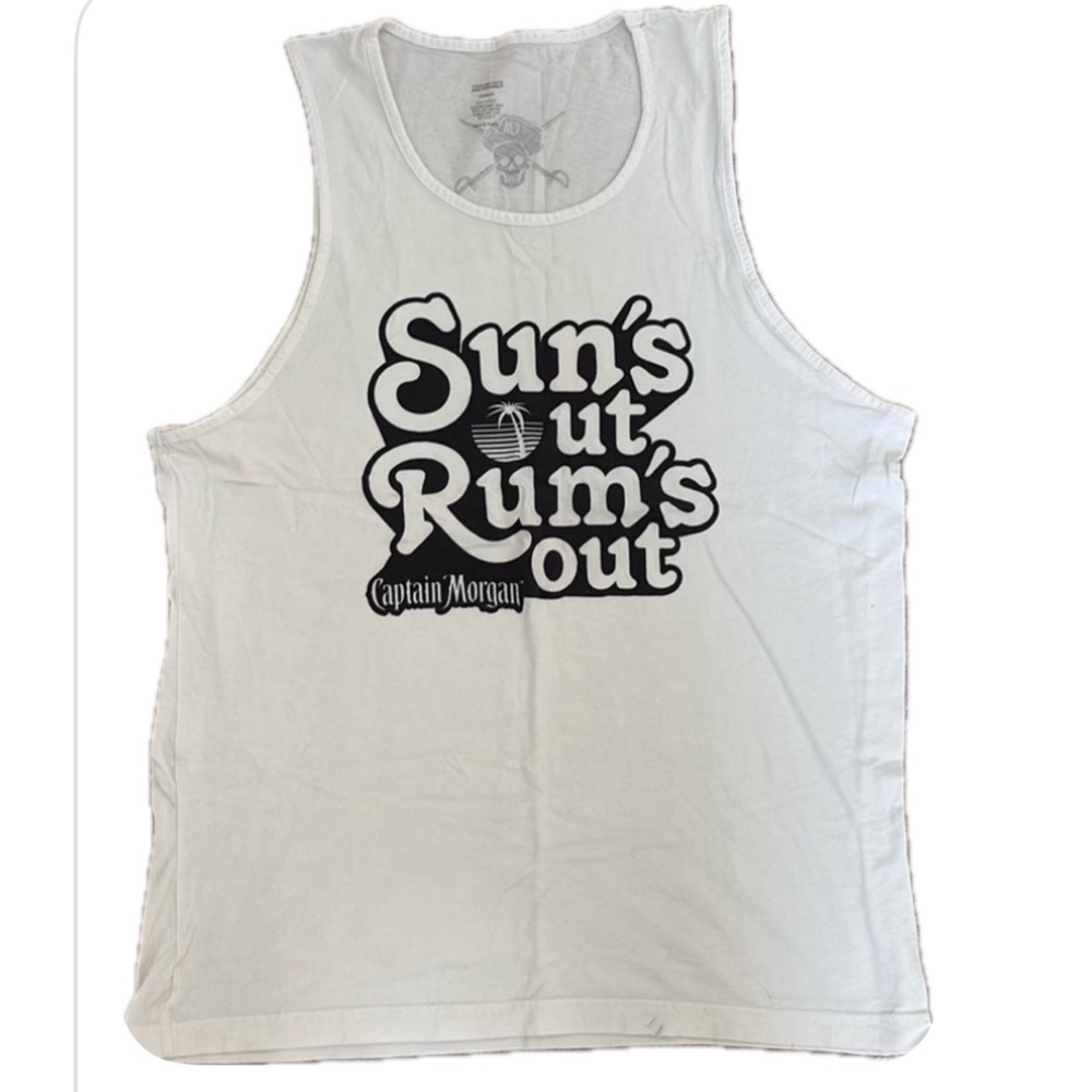 Men’s Captain Morgan Graphic Tank Top size M